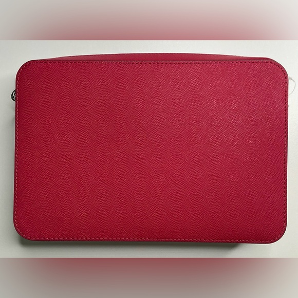 Michael Kors Jet Set Item Large Crossbody Dark Raspberry New With Tags $398 New - Picture 7 of 13